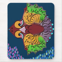 Arte Abstrata de Peixe em Roteiro Tailandês | Supo