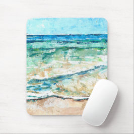 Mousepad Arte Abstrata de Praia