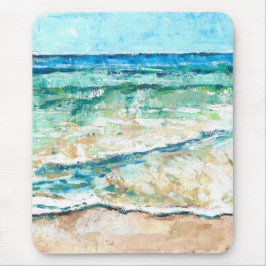 Mousepad Arte Abstrata de Praia
