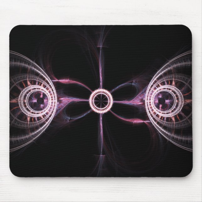 Mousepad Arte abstrata do Fractal dos universos paralelos (Frente)