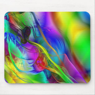 Mousepad Arte abstrata do fumo
