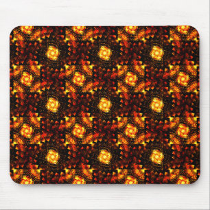 Mousepad Arte abstrata elegante boho moderno dourado #506