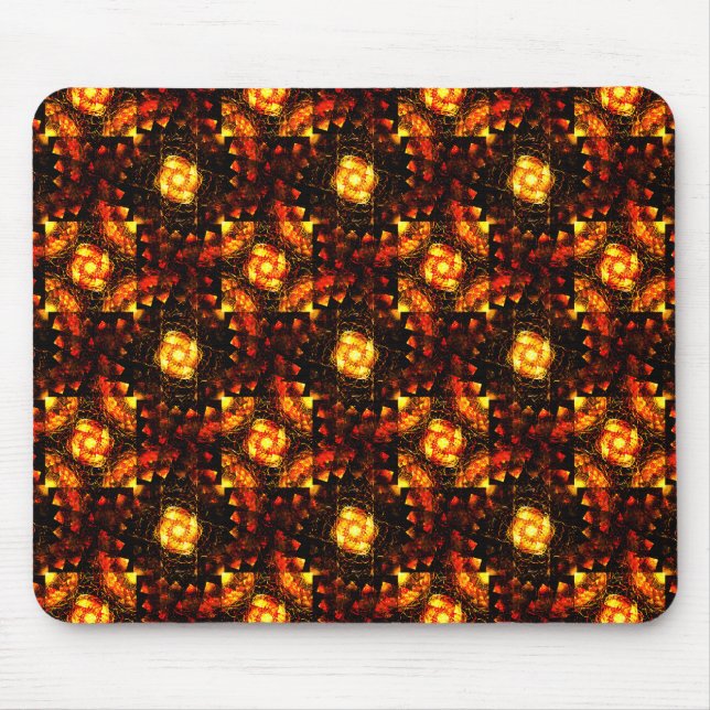 Mousepad Arte abstrata elegante boho moderno dourado #506 (Frente)