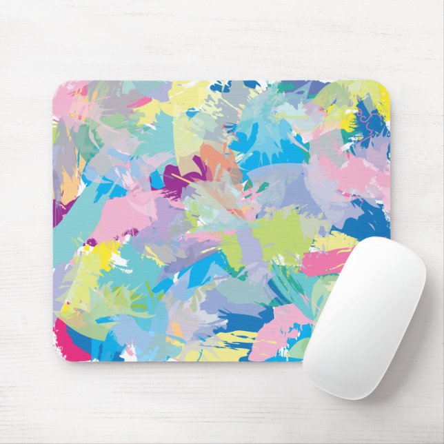 Mousepad Arte abstrata moderna e elegante, tapete de mesa c (Com mouse)