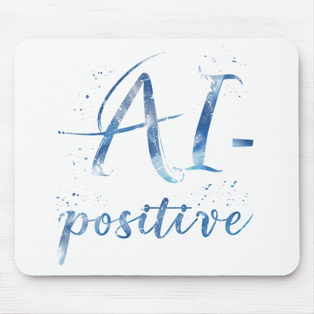 Mousepad Arte AI-Positive Text (Frente)