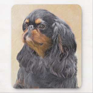 Mousepad Arte Animal Original Pintura Inglesa Toy Spaniel