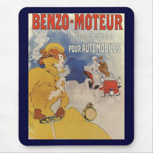 Mousepad Arte Antiga Modernista, Benzo Moteur por Jules Che