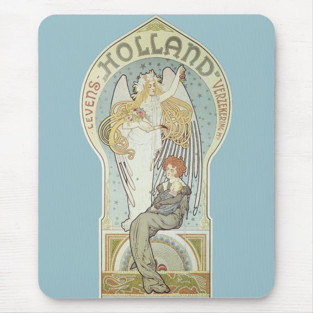 Mousepad Arte Antiga Modernista, Holanda Levensverzekering (Frente)