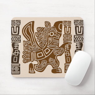 Mousepad Arte Antiga Tribal do Guerreiro de Águia Asteca