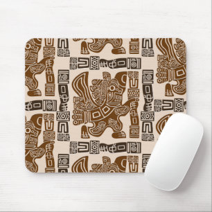 Mousepad Arte Antiga Tribal do Guerreiro de Águia Asteca