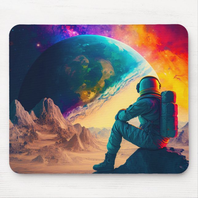 Mousepad Arte astronauta (Frente)