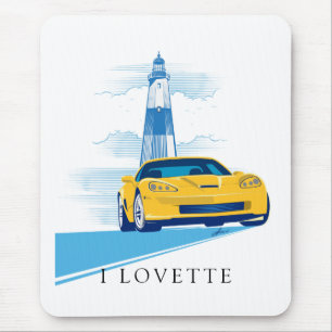 MOUSEPAD ARTE AUTOMOBILÍSTICA ELEGANTE VETTE