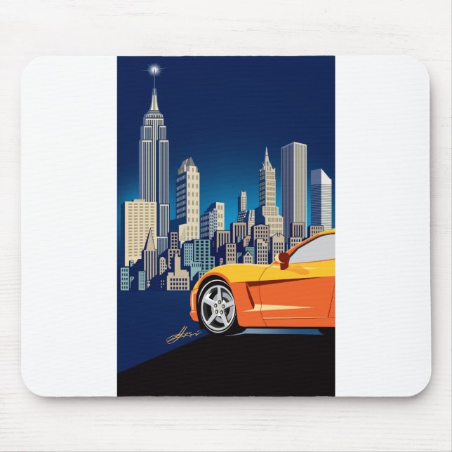 MOUSEPAD ARTE AUTOMÓVEL DE VETTE ELEGANTE (Frente)