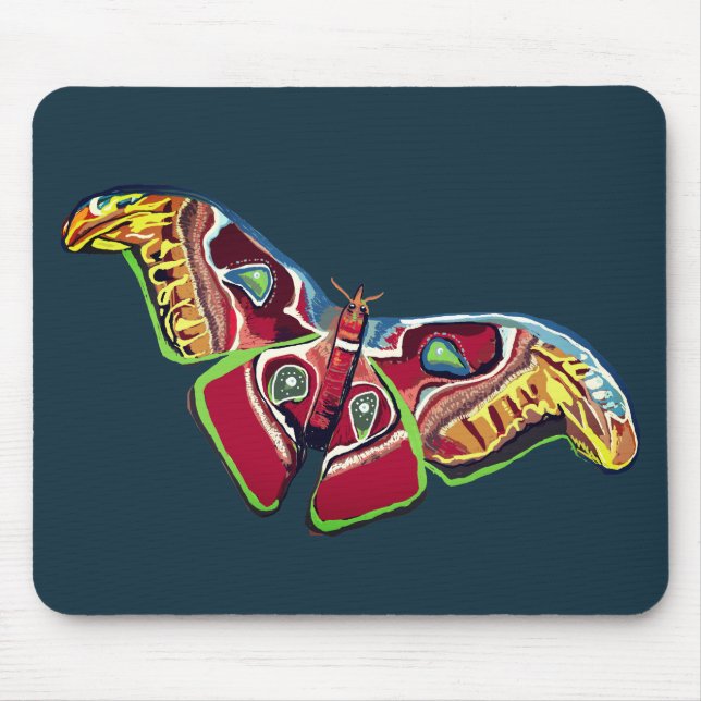 Mousepad Arte Colorida da Borboleta (Frente)