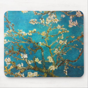 Mousepad Arte da árvore de amêndoa de Vincent van Gogh