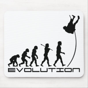 Mousepad Arte da evolução do esporte do Vault de pólo