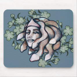 Mousepad Arte da Medusa Presunçosa arte de gorgona suave co