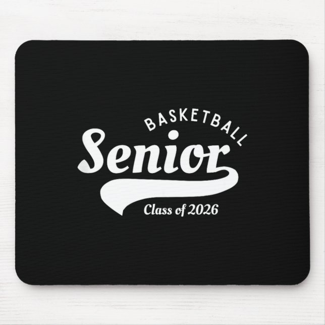 Mousepad Arte da Noite de Seniores de Basquete da Turma de  (Frente)