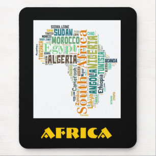 Mousepad Arte da palavra África