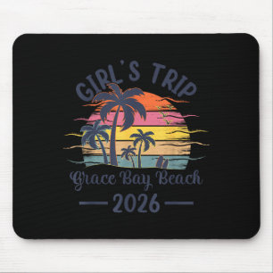 Mousepad Arte da Viagem das Meninas para a Praia de Grace B