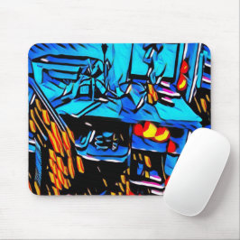 Mousepad Arte de Almoço do Espaço de Trabalho