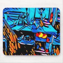 Mousepad Arte de Almoço do Espaço de Trabalho