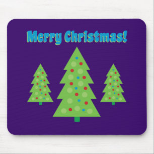 Mousepad Arte de Árvore de Natal Moderna