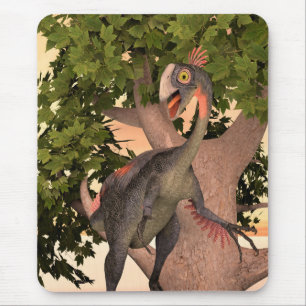 Mousepad Arte de Aventura do Dinossauro Gigantoraptor para