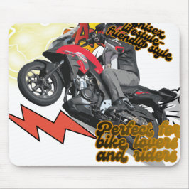 Mousepad Arte de Bicicleta de Corrida