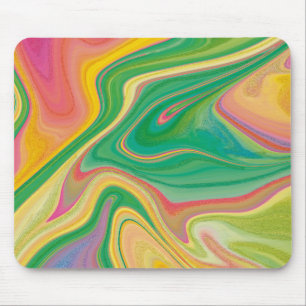 Mousepad arte de cor vibratória
