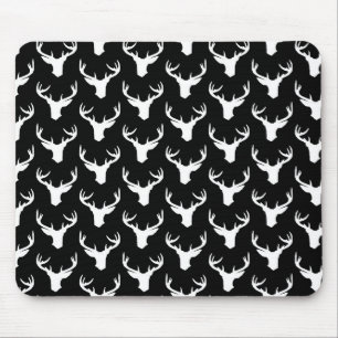 Mousepad Arte de Deer Silhouettes Impressão Pattern Deer A