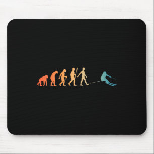 Mousepad Arte de Esqui Nórdico Homens Mulheres Snowboard Es