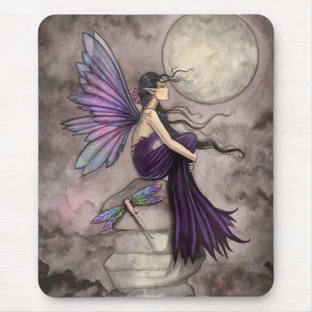 Mousepad Arte de Fadas Fantasia Mente à Deriva (Frente)