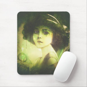 Mousepad Arte de Fantasia de Árvore Selvagem Mística