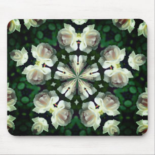 Mousepad Arte de Flor Abstrato