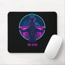 Mousepad Arte de Futebol Personalizada de Papai da Menina
