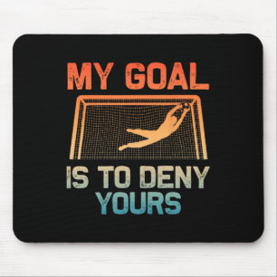 Mousepad Arte de Goleiro de Futebol Para Homens Mulheres Me
