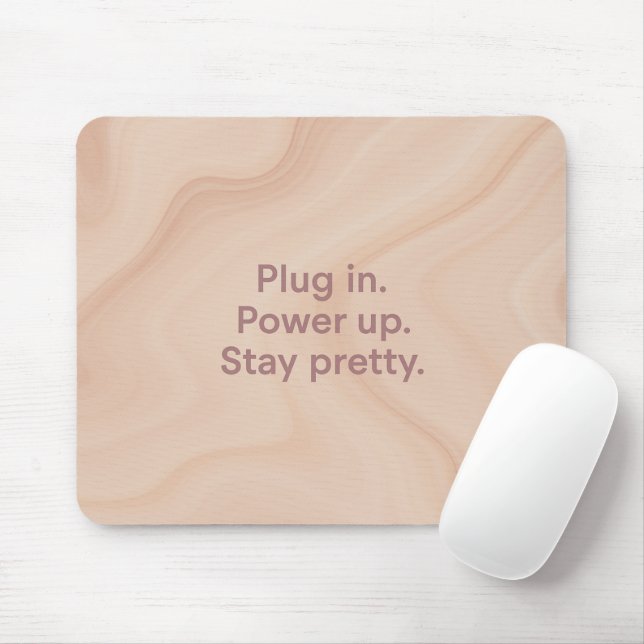 Mousepad Arte de IA com tom rosado e areia  (Com mouse)