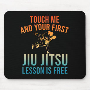 Mousepad Arte de Jiu Jitsu para Homens Mulheres Jujitsu Bra