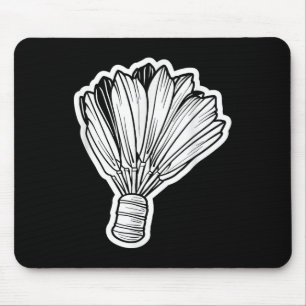 Mousepad Arte de Linha de Embalagem de Badminton