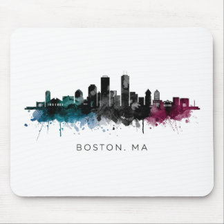 Mousepad Arte de Massachusetts | Aquarela do Horizonte de B