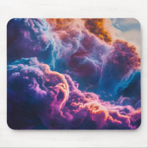 Mousepad Arte de Nebulosa Espacial Abstrata - Cósmica Color