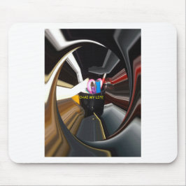 Mousepad Arte de Papel de carta do Tea Mug Life abstrato