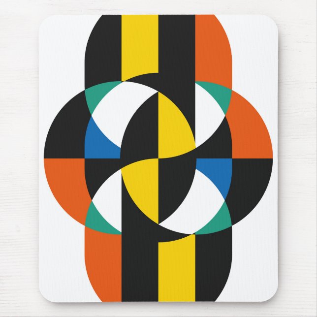 Mousepad Arte de parede contemporânea (Frente)