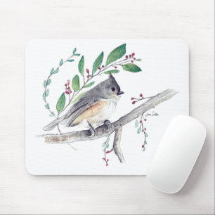 Mousepad Arte de Pássaro com Tufão