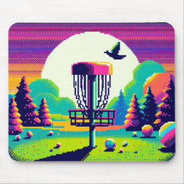 Mousepad Arte de Pixel de Golf de Disco