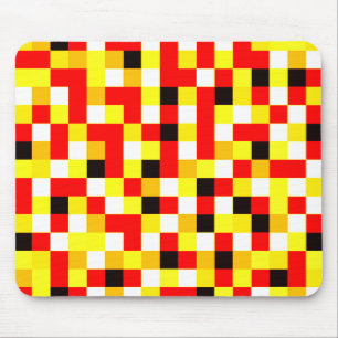 Mousepad Arte de Pixel Verificada Aleatoriamente - Vermelho
