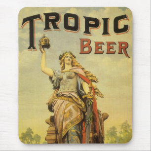 Mousepad Arte de rótulo de produto vintage, Gladiador da ce