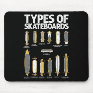 Mousepad Arte de skate legal para homens e mulheres Skate