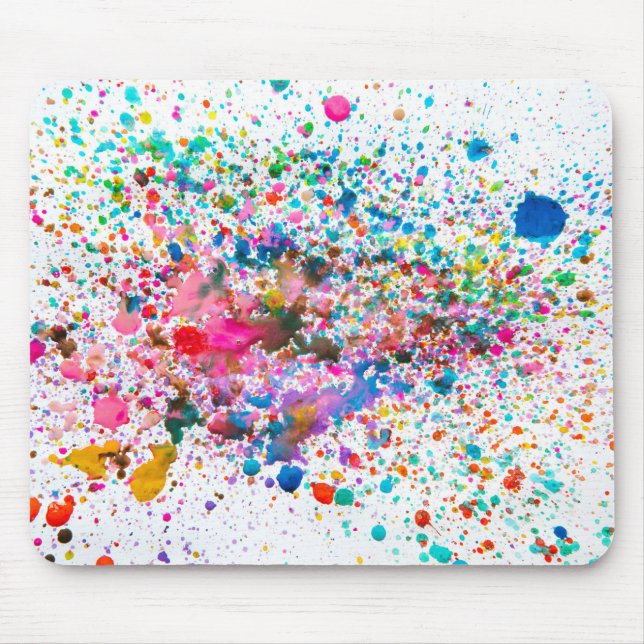 Mousepad Arte De Splatter (Frente)